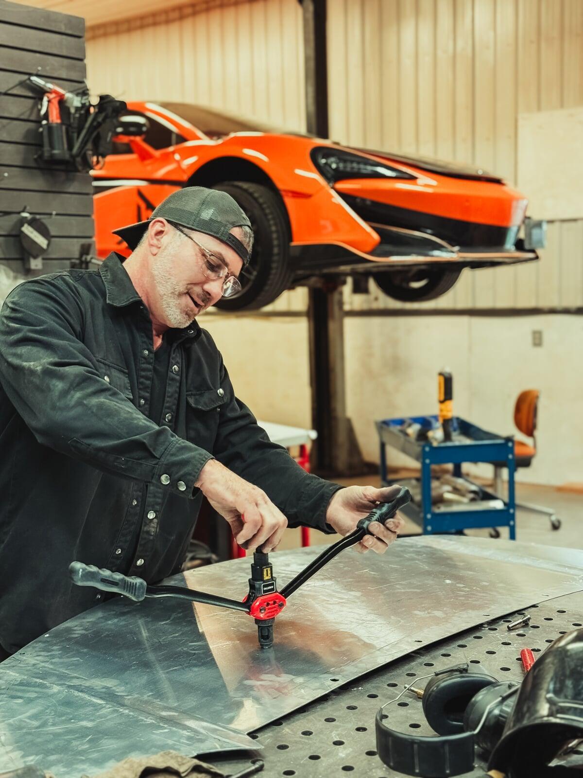 BSC creating a custom under pan for McLaren